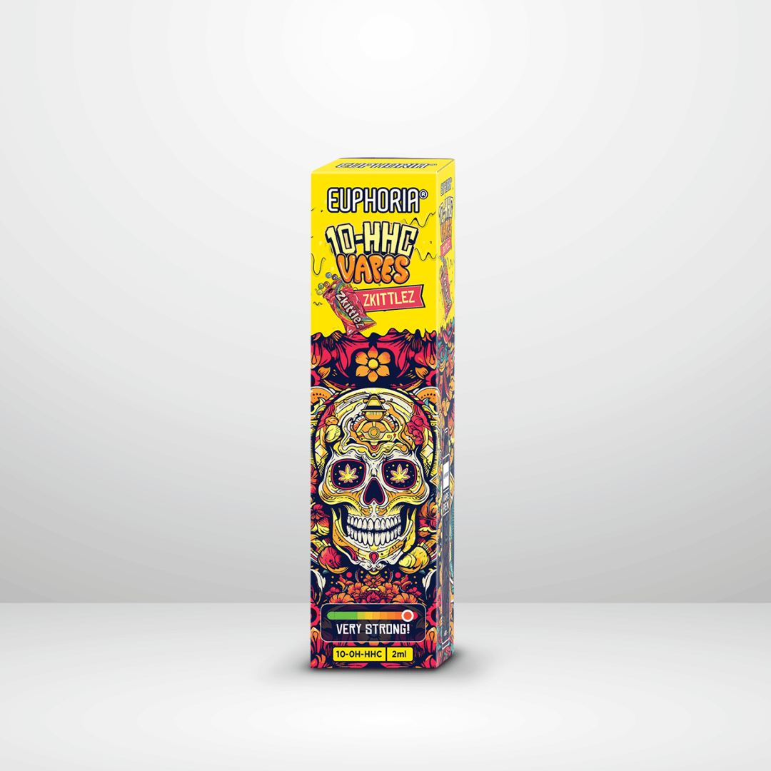 Euphoria 10-OH-HHC Zkittlez engångsvape, 2ml premium hos Weedly
