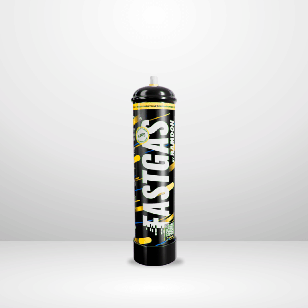Fastgas 670g lustgas cylinder - Handla lustgas online hos Weedly säkert