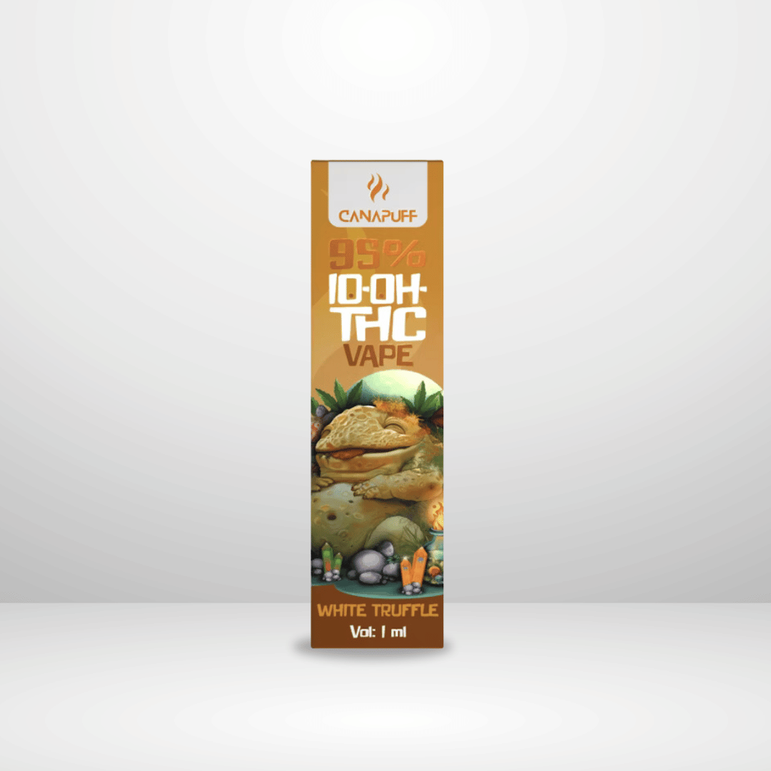 Canapuff 10-OH-THC 95% Quality vape hos Weedly, White truffle